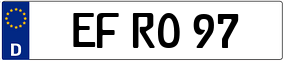 Truck License Plate